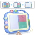 thumbnail image 3 of Pizarra de dibujo magnética Pizarras mágicas para niños Pizarra magnética borrable Pizarra mágica de dibujo con 3 sellos, 3 of 7