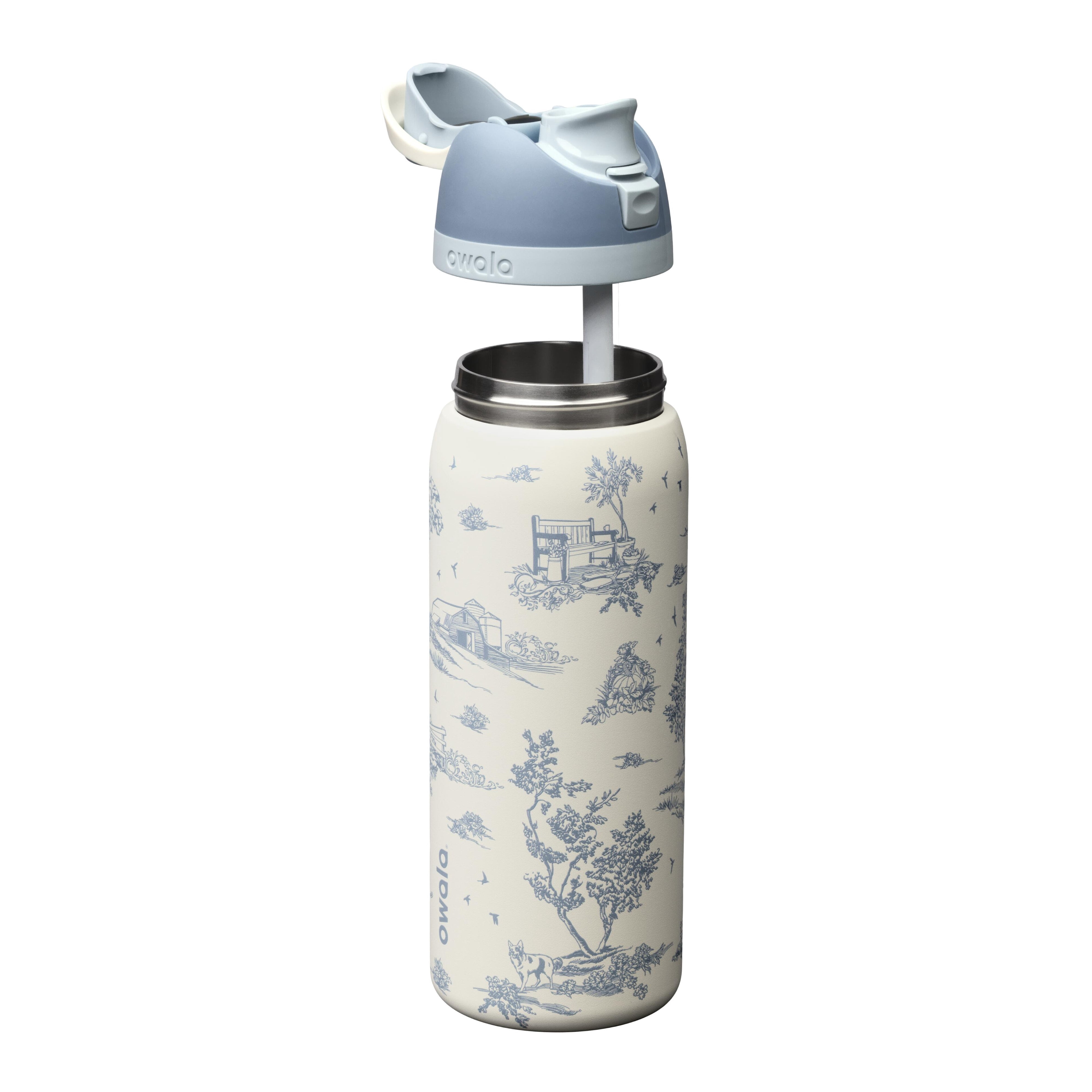 Owala FreeSip® 32-oz. Stainless Steel Toile Be Home Pattern