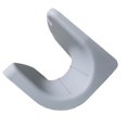 thumbnail image 1 of Homoyoyo 1Pc Plastic Hose Hanger Wall Mounted Grey Heavy Duty Garden Hose Holder Storage Rack, 1 of 8