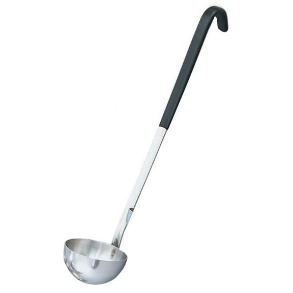 Vollrath 58022 Black Handled 2 Ounce Stainless Steel Ladle