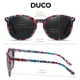 thumbnail image 3 of Gafas de sol DUCO retro redondas polarizadas UV400 para mujer DC1230, 3 of 6