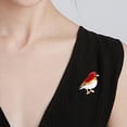 thumbnail image 3 of BQBQERT Adorable Enameled Bird Brooch Clothing Dress Pin Accessory Stylish Outfit Enhancer For Casual Formal Occasions, 3 of 8
