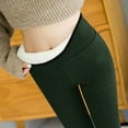 thumbnail image 2 of Womens Pants Women Printing Warm Tight Thick Plush Wool Waist Full Length Pants Trousers Leggings, 2 of 5