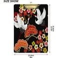 thumbnail image 3 of FMSHPON Crane Flower Black Floral Clipboard Hardboard Wood Nursing Clip Board and Pull for Standard A4 Letter 13x9 inches, 3 of 8