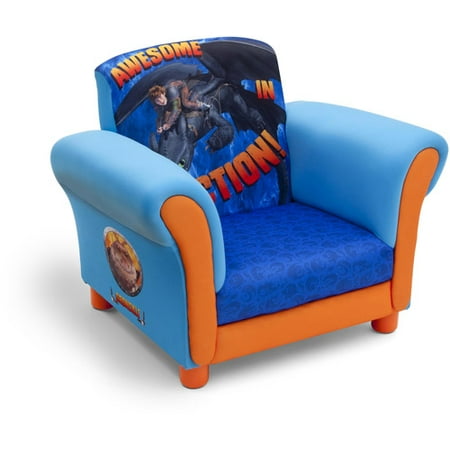 Delta Children S Products How To Train Your Dragon Upholstered Chair