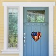 thumbnail image 5 of WMGHA 12" Patriotic Acrylic Stained Glass Window Hanging Decor Special Shaped Rhinestone Round Diamond Art Window Pendants Home Garden Wall Hanging Decor - Independence Day Art Crafts, 5 of 9