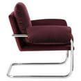 thumbnail image 6 of Ansel Performance Velvet Accent Chair in Mulberry, 6 of 9
