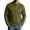 Army Green_008, variant on Domuza Henley Shirt for Men Waffle Long Sleeve Lightweight Golf Shirt Fall Winter Casual 3-Button Moisture Wicking Pullover with Pocket Black S