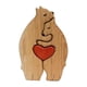 thumbnail image 3 of Rompecabezas de madera de la familia de osos, adorno de escritorio, decoración de mesa para el hogar, juguete educativo 2 osos, 3 of 9