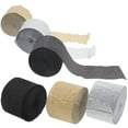 thumbnail image 2 of Shisuyan Colored Crepe Paper Crepe Paper Streamers Black 6Pcs 98.4x1.8In, 2 of 9
