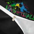 thumbnail image 4 of Castle Fairy Sport Basketball Duvet Cover Queen, Colorful Graffiti Splash Queen Bedding, Black Green Blue,Black Reversible,3-Piece,1 Duvet Cover and 2 Pillowcases, 4 of 6