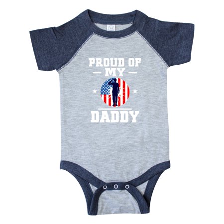 

Inktastic Military Daddy Proud Son Gift Baby Boy or Baby Girl Bodysuit