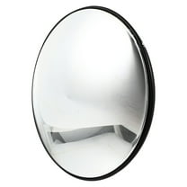 HOMEMAXS  Convex Mirror Outdoor Traffic Wide-angle Lens Markers Lid Black