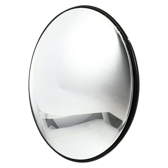 HOMEMAXS  Convex Mirror Outdoor Traffic Wide-angle Lens Markers Lid Black