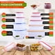 thumbnail image 3 of Contenedores de almacenamiento de alimentos RFAQK 28 unidades con tapas herméticas de 85 ml a 1,2 litros, 3 of 8