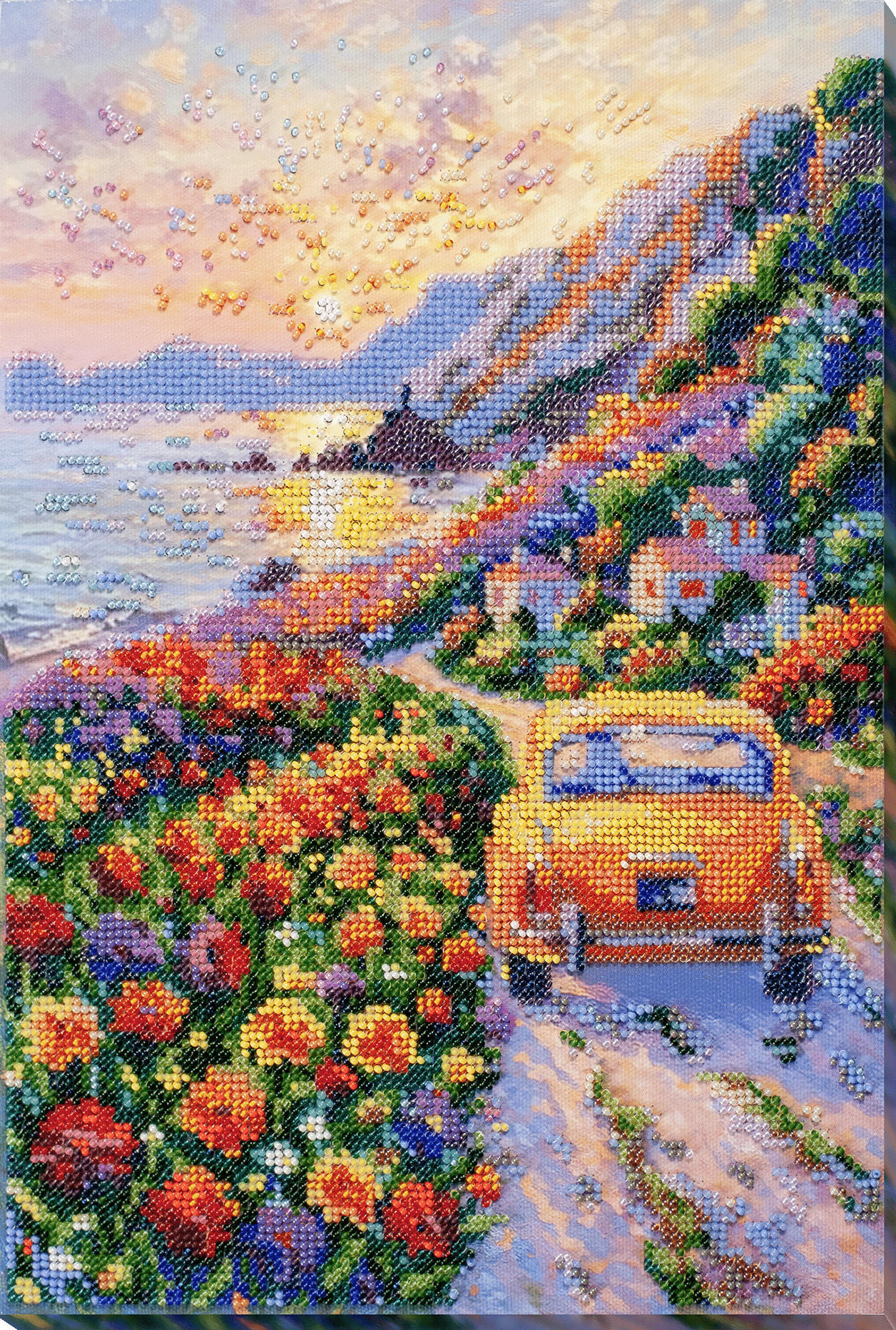 Bead Embroidery Kit - Twilight Over the Sea AB-968
