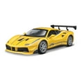 thumbnail image 2 of Ferrari 488 Challenge #25 Yellow with Blue Stripes "Ferrari Racing" 1/24 Diecast Model Car by Bburago, 2 of 3