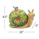 thumbnail image 3 of Estatuilla de Caracol Sunnimix Escultura de resina pequeñas figuritas, 3 of 8