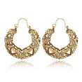 thumbnail image 1 of Guardurnaity Pendientes colgantes Vintage círculo aro pendiente antiguo patrón hueco aniversario regalo joyería colgante verano fiesta playa Ropa, zapatos y accesorios Miscelánea, 1 of 6