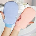 thumbnail image 5 of Bath for Peeling SPA Exfoliating Shower Brush Body Cleaning Scrub Mitt Rub Dead Skin Gloves Shower Towel Foam Body Massage (beige white-1pc), 5 of 6