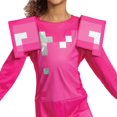 thumbnail image 4 of Minecraft Girl's Classic Pink Armor Costume, 4 of 4