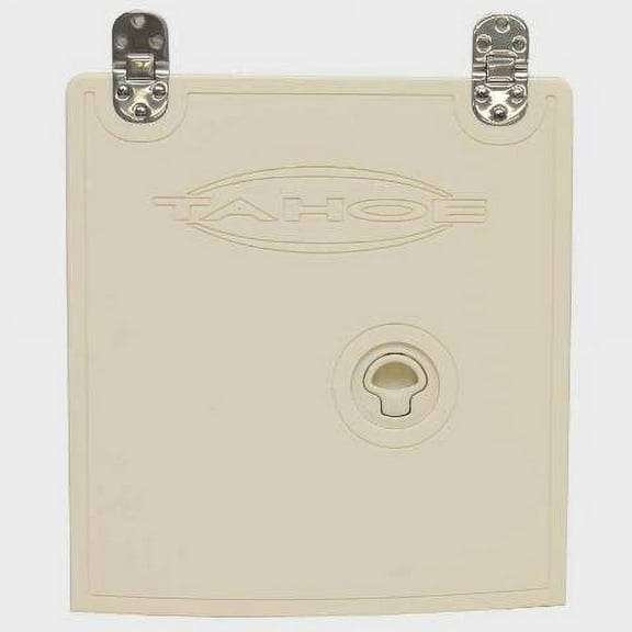 Tahoe Boat Aft Ladder Door 136329 | 215 Off White Starboard w/ Logo