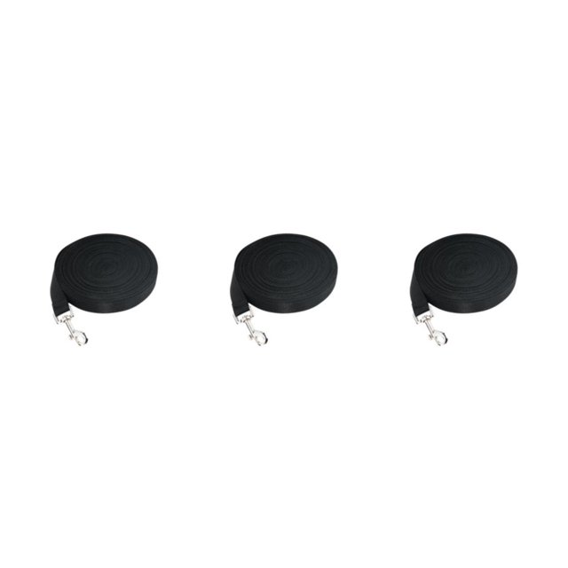 Thinsony Versatile And Practical Dog Leash For All Pet Owners Leash For Dogs Leash For Pet Widely Convenient black 20 3Set