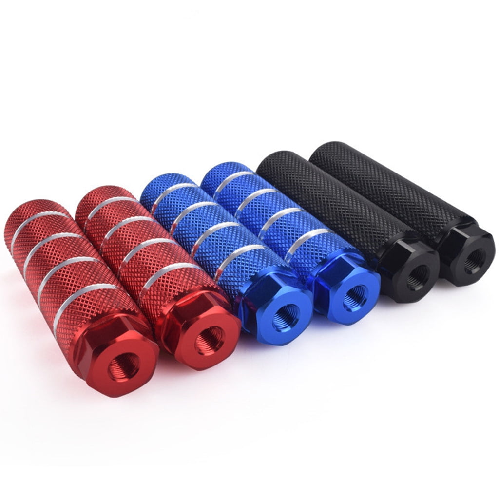 1Pair BMX MTB Bike Bicycle Foot Pegs Aluminum Alloy M10 Axle Pedals Stunt Stand 