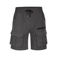 thumbnail image 4 of Mlzmgr Cargo Shorts for Men S-3XL Drawstring Elastic Waist Shorts Mens Outdoor Hiking Short Pants with Multi Pockets, 4 of 6