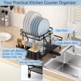 thumbnail image 4 of Giantex Dish Drying Rack, Large Capacity Dish Drainer w/Removable Drip Tray & 360° Swivel Spout, 4 of 8