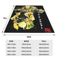 thumbnail image 2 of Jojos Bizarre Adventure Flannel Blanket Funny Ultra-Soft Micro Warm Throw Blanket Fleece Blanket Interesting Gift 80"X60", 2 of 9