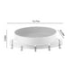 thumbnail image 3 of Organizador giratorio para especias y maquillaje | Estante esquinero giratorio de 360 grados | Para montar en la pared o de pie | Bandeja de almacenamiento acrílica para cocina, baño y oficina, 3 of 6