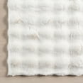 thumbnail image 4 of nuLOOM Jeni SuperiorWash Solid Faux Rabbit Machine Washable Area Rug, 2' 6" x 6', Runner, Jeni Off-white, 4 of 10