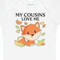thumbnail image 4 of Inktastic My Cousins Love Me Little Fox Boys or Girls Baby Bodysuit, 4 of 5