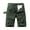 Army Green, variant on IROINNID Men's Casual Cargo Belt Solid Multi- Pocket Leisure Shorts