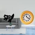 thumbnail image 2 of Reloj de pared,Reloj de pared decorativo para baño o dormitorio,Reloj de pared para gatos silencioso,sin tictac,ideal para regalar.,Reloj de pared,Reloj de pared redondo moderno y silencioso, 2 of 8