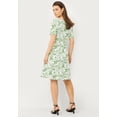 thumbnail image 2 of Ellos Plus Size Short Sleeve Fit & Flare Knit Dress, 2 of 3