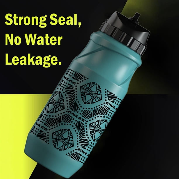 650ml Bicicleta Ciclismo Botella de Agua a Prueba de a Prueba de Polvo Recubrimiento Duradero PP Cuerpo Botella de Bebida Portátil para Gimnasio Verde Baoblaze Botella de bebida de bicicleta