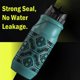 thumbnail image 1 of 650ml Bicicleta Ciclismo Botella de Agua a Prueba de a Prueba de Polvo Recubrimiento Duradero PP Cuerpo Botella de Bebida Portátil para Gimnasio Verde Baoblaze Botella de bebida de bicicleta, 1 of 8