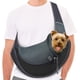 thumbnail image 1 of Bolsa bandolera para perros y gatos, de malla transpirable, segura para viajar, 1 of 7