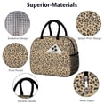 thumbnail image 4 of Womens Brown and Black Leopard Print Lunch Box for Work,Insulated Lunch Bag for Women,Loncheras Para Mujer,Leakproof Adult Lunch Bag for Work,Beach,Travel,Picnic,Camping, 4 of 7