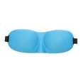 thumbnail image 1 of 3D Soft Padded Sponge Blocks Light Polyester Sleep Mask Eye Mask Night Eye Masks Sleeping Masks LAKE BLUE, 1 of 8