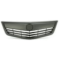 thumbnail image 2 of Kojem Front Bumper Upper Grille for 11 12 13 14  Acura TSX 3-IN-ONE Whole Grill Kit with Molding Black Painted  AC1200115, 2 of 11