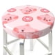 thumbnail image 3 of Balery Pigs Head And Donuts Fundas de asiento para taburete de bar redondo de tela de terciopelo ajustables que protegen de arañazos y manchas para sillas de 14 a 17 pulgadas.-14 inch, 3 of 7