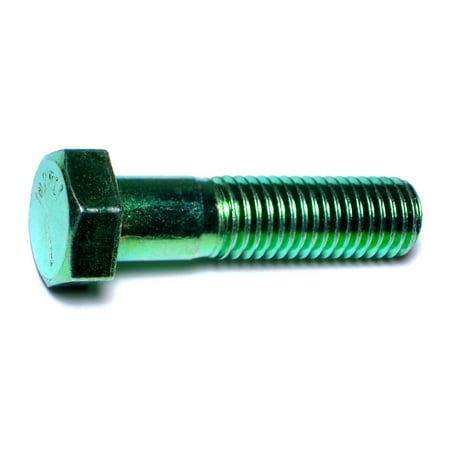 

5/8 -11 x 2-1/2 Green Rinsed Zinc Grade 5 Hex Cap Screws (37 pcs.)