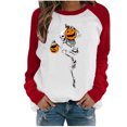 thumbnail image 1 of Sudaderas con capucha estampadas de manga larga informales para mujer a la moda de Halloween Fridja ghj987+367, 1 of 7