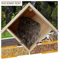 thumbnail image 3 of Wildlife Herz I Hummelhotel for Hanging - Including Bumblebee Lure + Nesting Material, Nesting aid for bumblebees Made of Weatherproof Solid Wood, Bumblebee House, Insect Hotel for The Garden, 3 of 6