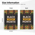 thumbnail image 6 of Black History Month Garden Flag Decoration Yard Farmhouse Double Sided Holiday Party Outdoor Camping Decor Flags 12x18in, 6 of 7