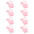thumbnail image 3 of 8Pcs Straw Adorable Shaped Caps Drinking Pipe Cover Straw Tip Plugs Straw Covers Silicone Tips, 3 of 7