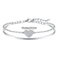 thumbnail image 3 of Doble Capa Pulsera Diseño Femenino Doble Capa Personalidad Pulsera, 3 of 8